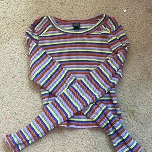 LONG SLEEVE COLORFUL TOP